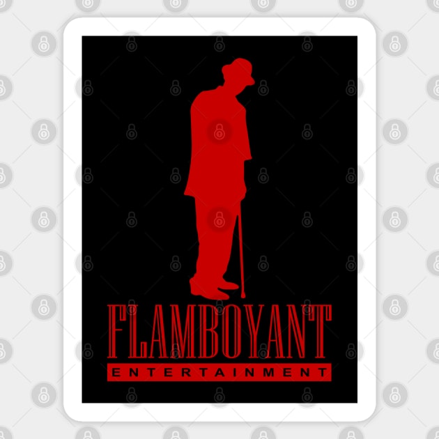 FLMBYNT ent. red Sticker by undergroundART